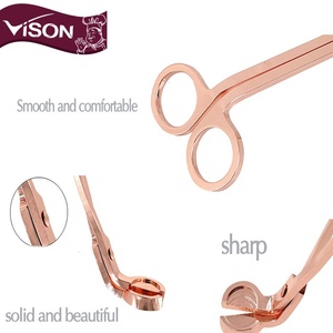 2020 Best Seller High Quality Rose Gold <strong>Wick</strong> Scissors <strong>Candle</strong> Tools <strong>Wick</strong> <strong>Trimmer</strong> - Product Image 5