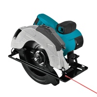 Scie circulaire laser de 7 pouces, corps en aluminium, portable, alimentation électrique, profondeur de coupe maximale de 60 mm, utilisation domestique