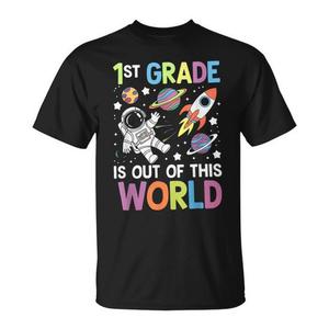 Camiseta de regreso a la escuela para profesores de primer grado, con temática espacial, increíblemente genial - Product Image 1