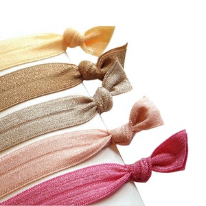 ZHIYE 50pcs Elastic Hair Bands, 4mm Elastic Hair Bobbles Ponytail Holders No Metal Strong Hair Ties Gentle Hairbands Thick For Girls Women Kids