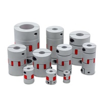 Accouplement à mâchoires flexibles en aluminium avec araignée élastique et Rotex Accouplement d'arbre flexible personnalisable OEM Accouplement en prune