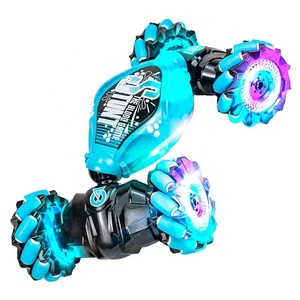 <span class=keywords><strong>Voiture</strong></span> télécommandée RC à détection gestuelle <span class=keywords><strong>avec</strong></span> lumières et musique, contrôle manuel, rotation à 360° Véhicule tout-terrain rotatif pour enfants - Product Image 1