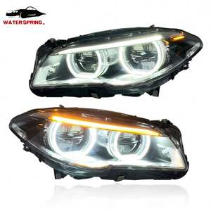 SJC Auto Full LED Phare pour BMW Série 5 F10 F18 <span class=keywords><strong>520i</strong></span> 525i 2011-2017 Angel Eyes Accessoires de feux de jour - Product Image 3