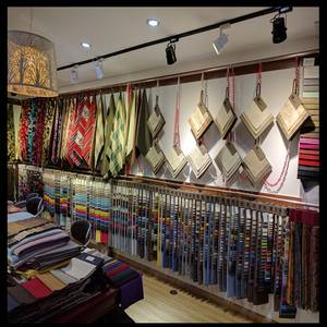 Tela de Lino 100% Poliéster al por Mayor, Impermeable, Teñida Lisa, Transpirable, Tejida, para Sofás, Muestra Gratis para Textiles del Hogar - Product Image 4