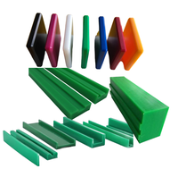 Rail de guidage en nylon plastique sur mesure, bande de glissière en plastique, bande PE pour machines
