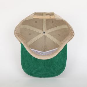 BSCI all'ingrosso personalizzato <span class=keywords><strong>di</strong></span> alta qualità Oem ricamo Logo 5 pannello Sport cappello a tesa piatta, cammello velluto a coste Gorras,Hip Hop Snapback Cap - Product Image 6