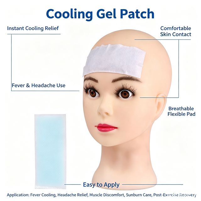 Wholesale Products Hydrogel Cooling Gel Sheet Quick Effect Fever Reducing Cool Patch Ice Cooling Patch for Babies