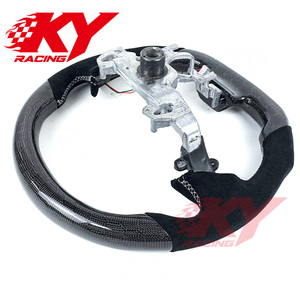 Volante Deportivo Personalizado para Infiniti G37 G20 G25 G30 G3, Estilo Panal de Abeja, Fibra de Carbono, LED, RPM - Product Image 3