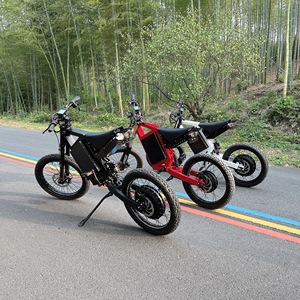 Bicicleta Eléctrica de Suspensión Completa 2026, Frenos de Disco, Sin Escobillas, Una Velocidad, Batería de Litio 72V 40AH, 8KW 12KW 15KW, Aleación de Aluminio M - Product Image 4