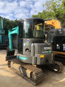 Excavatrice sur chenilles Kobelco Sk55SR avec godet de terrassement d'une capacité de 0,21 m³, équipement de construction d'occasion - Product Image 1