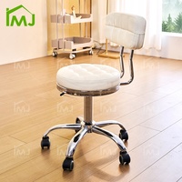 Tabouret mobile pivotant réglable pour technicien de station de manucure, chaise de salon de beauté