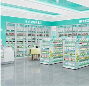 Nouvelles étagères de vente au détail en bois double face écologiques pour supermarchés, gondoles, dispensaires, pharmacies et chaînes de magasins – Livraison gratuite - Product Image 3