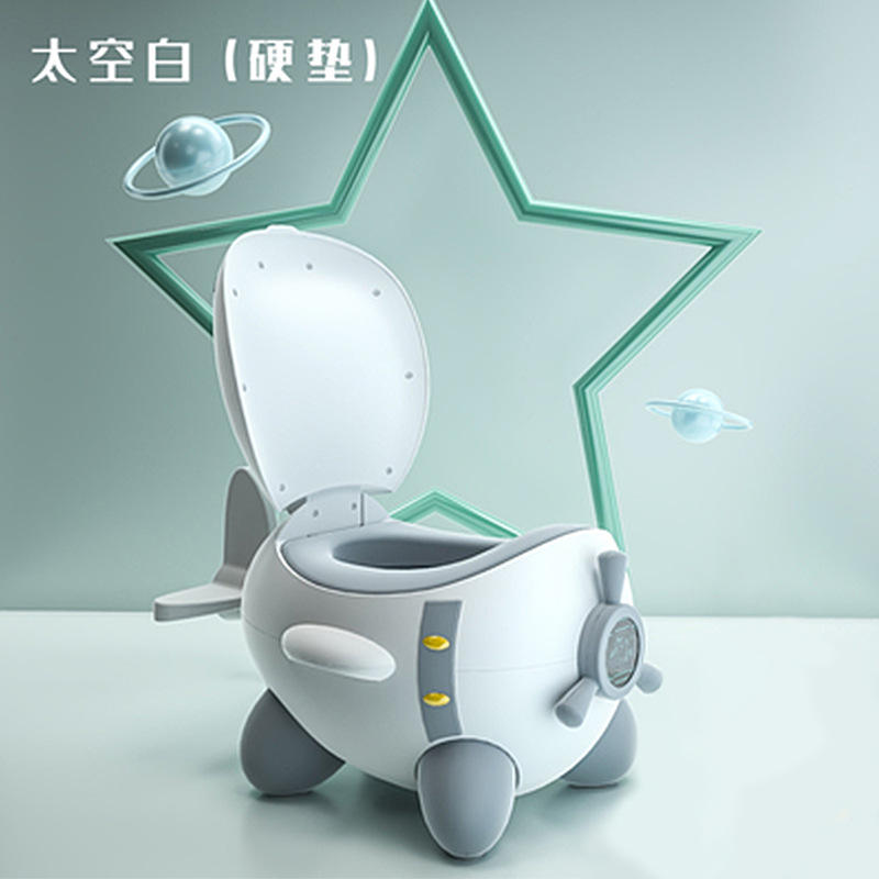 Coussin doux blanc pour toilettes d'avion