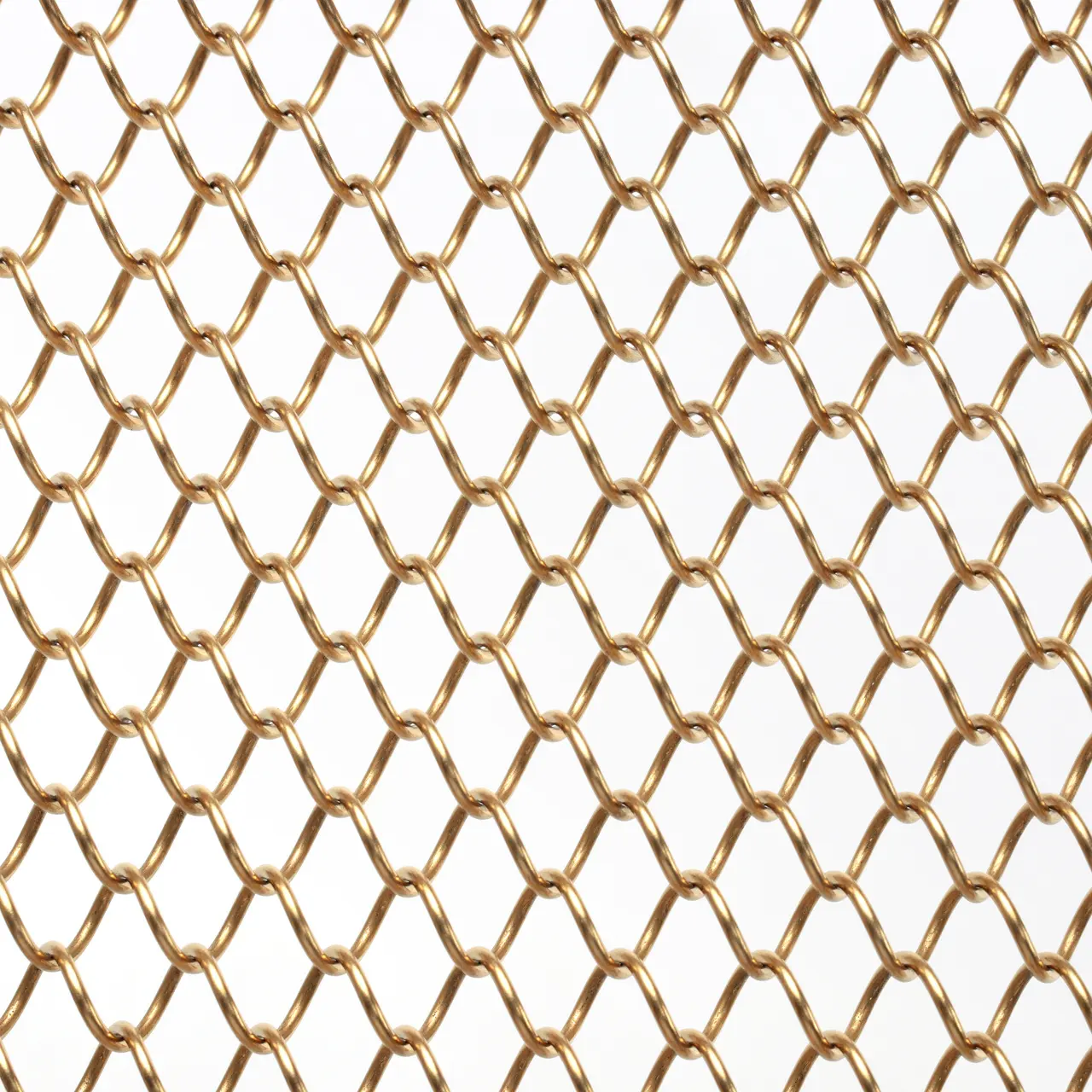 Yellow aluminum alloy metal mesh curtain decorative metal chain door curtain