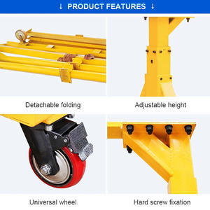 رافعة جسرية متنقلة خفيفة الوزن بتصميم مدمج وخالية من السكك الحديدية مواد عالية القوة لرفع الورش - Product Image 6
