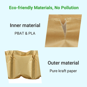 Almohadas de Aire de Papel Kraft Biodegradable Directas de Fábrica, Relleno de Vacío, Rollo de Película Inflable para Envíos de Comercio Electrónico - Product Image 3