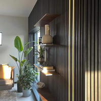Panneaux muraux acoustiques écologiques de qualité supérieure, texture MDF 3D pour l'insonorisation et l'amélioration esthétique dans toutes les pièces