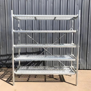 Stainless Steel Concrete Block Rack For Laboratory <b>Cement</b> Curing Room Industrial Design 5 Tier Shelf - Product Image 2