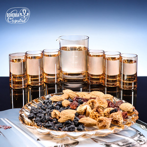 Czech Imported Lead-Free Crystal Liquor Glasses Heat Resistant Dishwasher Safe Commercial Bulk Purchase - Product Image 5