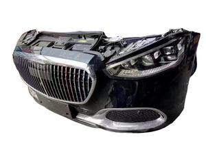 Conjunto de Parachoques Delantero para <span class=keywords><strong>Mercedes</strong></span> <span class=keywords><strong>Maybach</strong></span> W222 W223 W240 <span class=keywords><strong>57</strong></span> 62 167, Ventilador Electrónico, Tanque de Agua, Radiador, Rejilla, Faro - Product Image 3