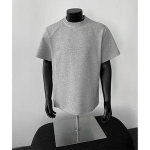 T-shirt décontracté à manches courtes pour homme en coton de style américain, col rond, coupe ample, respirant, écologique, <span class=keywords><strong>tenue</strong></span> de type 'tough <span class=keywords><strong>guy</strong></span>' pour l'été - Product Image 4