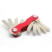 M289 açık Mini anahtarlık alüminyum alaşım anahtar tutucu klip ev Metal depolama kutusu anahtar organizatör klip akıllı anahtar zinciri