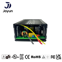 Chargeur rapide Joyun 54,6V 5A 300W en alliage d'aluminium LiFePO4 16S 48V pour vélo électrique, scooter, équipement industriel, prise EU, OEM
