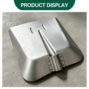 Produit direct d'usine, bonne qualité, outils de plein air, <span class=keywords><strong>pelle</strong></span> à neige carrée en <span class=keywords><strong>aluminium</strong></span> - Product Image 3