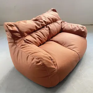 कस्टम आकार लक्जरी आरामदायक डबल सीट कमरे में रहने वाले Reclining बड़ा बीन बैग मंजिल आराम आलसी सोफे के लिए वयस्क