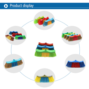 <span class=keywords><strong>Balai</strong></span> brosse OEM ODM écologique, tête de <span class=keywords><strong>balai</strong></span> en PET à poils souples, manche en bois amovible, pour le nettoyage des sols domestiques - Product Image 3