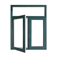 Prix d'usine Fenêtres et portes en aluminium pour maison Fenêtres battantes en aluminium à double vitrage