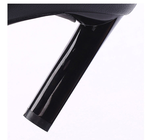 Bottines à talons hauts et épais à bout pointu pour femmes, nouvelle collection automne-hiver 2023, fines et polyvalentes, en velours - Product Image 5