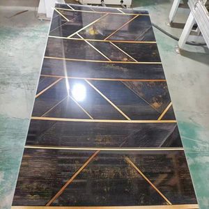 Panel de Pared Geométrico de <span class=keywords><strong>PVC</strong></span> Impermeable de Estilo Moderno, Panel Decorativo Interior Insonorizante <span class=keywords><strong>para</strong></span> Sala de Estar, Hotel, Baño, <span class=keywords><strong>Ducha</strong></span> - Product Image 3