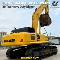 Vente Flash : Excavatrice sur chenilles Komatsu 400 d'occasion, 40 tonnes, système hydraulique complet, bon état, livraison rapide, expédition mondiale