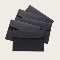 Kotak Amplop Kertas Kraft Grosir Hitam Putih Coklat Model Dompet untuk Kemasan Kartu Kredit dan Voucher Hadiah