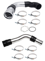 Kit de tubes d'intercooler haute performance amélioré pour voiture, pièces automobiles, kit de tuyaux d'intercooler côté froid pour Ford 6.7L 2011-2016