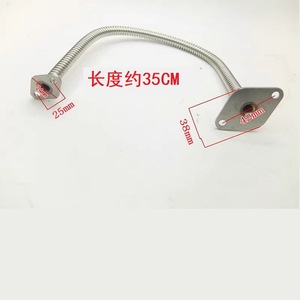 Tuyau de vapeur ondulé Good Heart pour machine à rouleaux de nouilles de riz, flexible en aluminium, pièce d'appareil de cuisine - Product Image 2