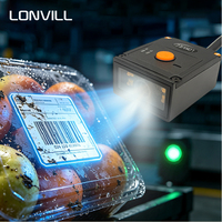 Lecteur de codes-barres industriel haute vitesse LONVILL, Ethernet RS232, scanner de codes-barres à détection automatique pour la traçabilité des produits frais
