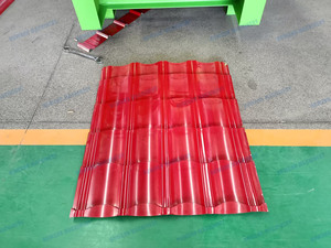 เครื่องขึ้นรูปลอนหลังคาสามชั้น 3 in 1 เครื่องทำแผ่นหลังคาอัตโนมัติ PLC อุปกรณ์ขึ้นรูปลอนเหล็ก - Product Image 4