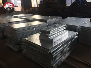 Hot DIP Galvanized Compound Bar Grating Steel Floor Grating With Checkered Plate For Catwalk