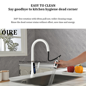 Vòi rửa chén nhà bếp tích hợp màn hình <span class=keywords><strong>LED</strong></span> kỹ thuật số, có chức năng lọc nước - Product Image 5