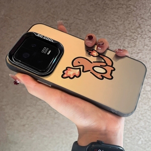 Cartoon solid color Flame Dragon IMD phone protective case suitable for Xiaomi for Samsung for Oppo - Product Image 5