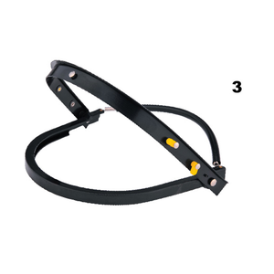 반대로 비말 공간 챙 안전 얼굴 방패 PP/PC 안전 방어적인 얼굴 방패 부류 가면 방패 - Product Image 6