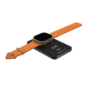Batterie externe magnétique ultra-mince LF21AG à double charge avec verre AG et écran LED intelligent 15W pour téléphone et montre - Product Image 1