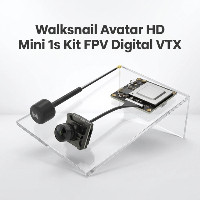Walksnail Avatar HD Mini 1s Kit FPV Digital VTX 1080P 60fps Avatar Nano Camera 8G Storage Ultra Light for Whoop Drone