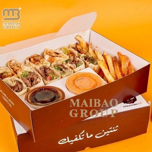 Scatola da Asporto per Sandwich Shawarma, Contenitori per Salumi con Coperchio, Confezione per Brunch <span class=keywords><strong>e</strong></span> Degustazioni - Product Image 2