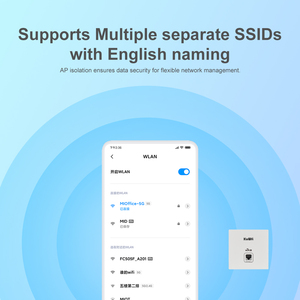 Quản lý đám mây kuwfi băng tần kép wifi6 3000Mbps 11ax AP không dây inwall <span class=keywords><strong>VLAN</strong></span> chức năng inwall điểm truy cập - Product Image 4