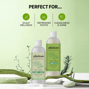 Shampoo Volumizzante Biologico all'Olio di Menta per il Controllo del Sebo, con Burro di Karité ed Estratti Vegetali Naturali, Delicato per la Cura del Cuoio Capelluto, per Capelli Grassi e Secchi, <span class=keywords><strong>Unisex</strong></span> - Product Image 2