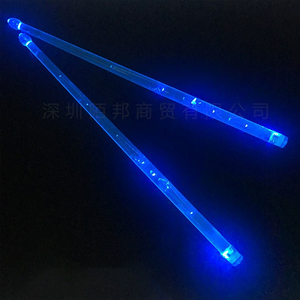Baquetas <span class=keywords><strong>de</strong></span> Acrílico Luminosas Multicolor al por Mayor, Baquetas Eléctricas LED <span class=keywords><strong>5A</strong></span> con Interruptor, Recargables por USB, para Bodas - Product Image 6