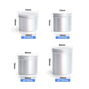 250ml 360ml Custom <b>Label</b> Aluminum Pill <b>Jar</b> Container FDA Food Contact Materials Packaging for Liver & Eye Health Tablet Capsule - Product Image 3